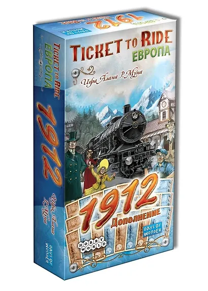 Настольная игра "Ticket to Ride. Европа: 1912" - фото 1
