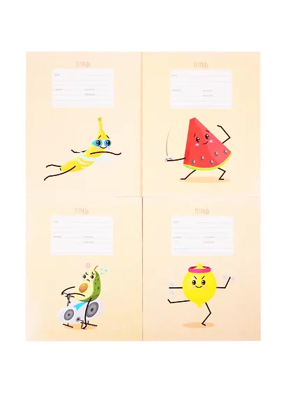 Тетрадь в клетку Listoff, "Летнее настроение", 18 листов, в ассортименте - фото 4