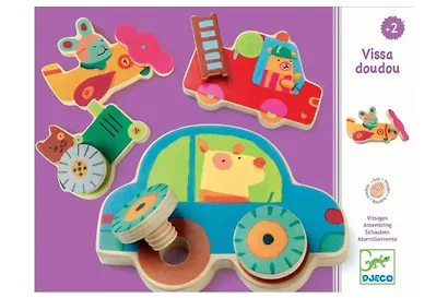 Игра развивающая, DJECO, Прикрути колесо - фото 1