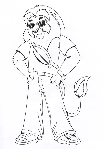 Модные животные. На каникулах. Раскраска - фото 3