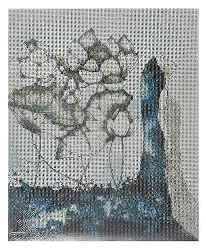 Набор для творчества Феникс+. Алмазная мозаика «Водопад by Lina Kreida», 40 х 50 см, 24 цвета - фото 2