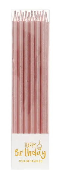 Набор свечей для торта (12шт) (13см) (ПВХ бокс) - фото 3