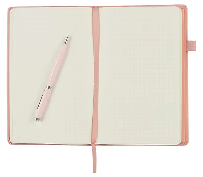 Книга для записей А5 120л кл. "IN JOY. №1" 7БЦ, иск.кожа, трафаретн.печать, тонир.форзац, скругл.углы, ляссе, резинка, петля д/ручки, карман на задн.форзаце - фото 4