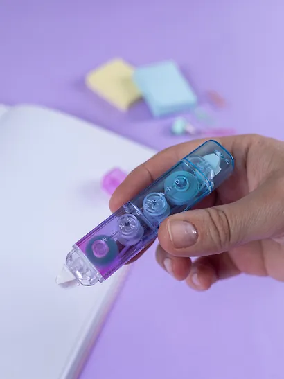 Лента клеящая+корректор лента 2 в 1, в ассортименте - фото 12