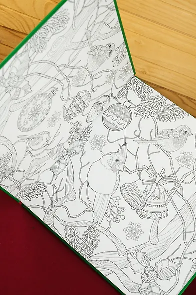 Рождество в волшебном лесу. Уютная книга для творчества и вдохновения - фото 10