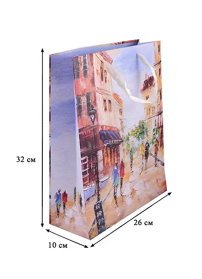 Пакет А4 32*26*10 "Прогулка. Basic" нейтр., бум.мат.ламинат - фото 2