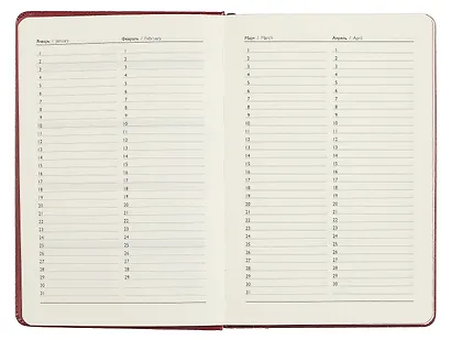 Ежедневник недат. А5 160л "Сариф" бордовый, кожзам, тв.переплет, место для ручки, офсет, ляссе - фото 5