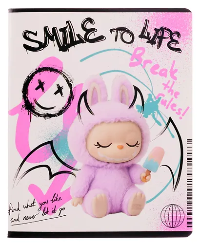 Тетрадь 48 листов в клетку "Кидз Бэй. Монстрики-милашки" - фото 14