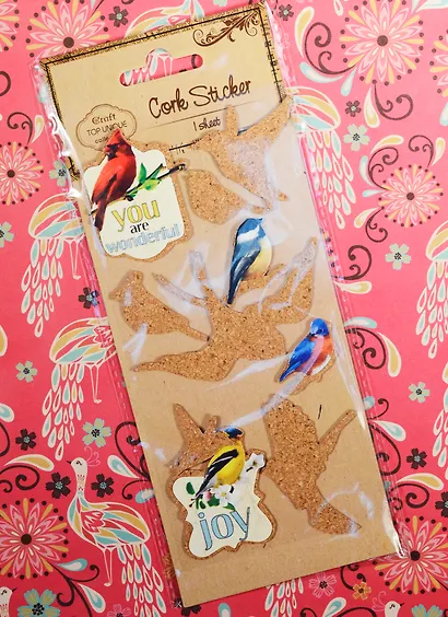 Стикеры пробковые Птиц (D26000681с) - фото 2