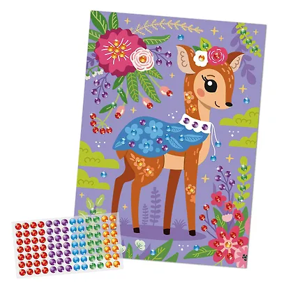 Набор для творчества. Рисунок из страз "Оленёнок" - фото 3