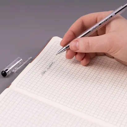 Ручка шариковая Schiller, Black Stars, черная 0,5 мм - фото 5