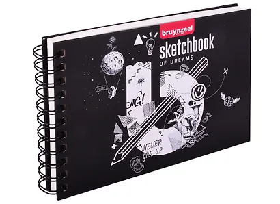 Скетчбук А5 30л вертикальный, 250г/м2, тв.обл., спираль - фото 3