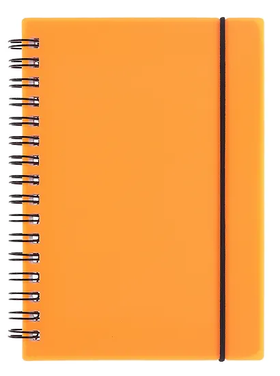 Тетрадь 80 листов, клетка, "Favorite Color. Neon Orange" спираль - фото 1