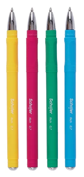 Ручка гелевая сo стираемыми чернилами синяя "Rich" 0,7 мм, в ассортименте, Schiller - фото 4