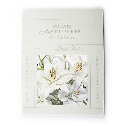 Тетрадь А4 80л кл. "Botanical Quotes.1" скрепка, мел.картон - фото 2