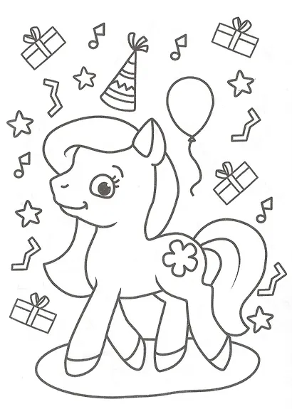 РАСКРАСКА А5 эконом. ПОНИ - фото 3