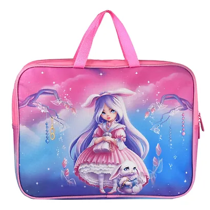 Папка для тетрадей А4+ "АЛИСА" 34,5*26*7см, полиэстер, водоотталкив. ткань, молния - фото 2