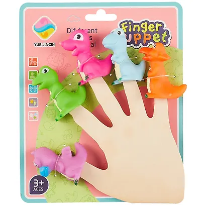Набор Finger Puppet Пальчиковый театр Дино (упаковка)3+ - фото 1
