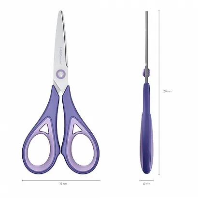 Ножницы "Endeavor Lavender" 16 см, блистер, Erich Krause - фото 5