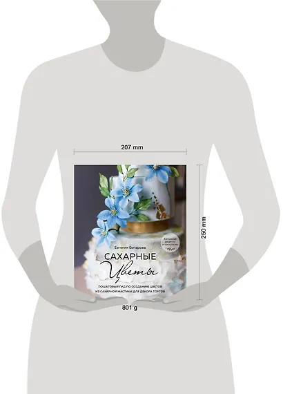 Сахарные цветы. Пошаговый гид по созданию цветов из сахарной мастики для декора тортов - фото 12