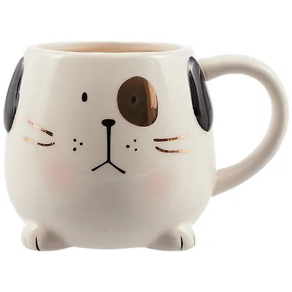 Кружка Собачка с лапками (керамика) (420мл) (12-06641-767) - фото 1