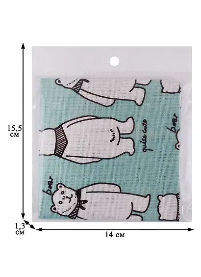 Отрез льна Медведи 48х48см (орр) - фото 3