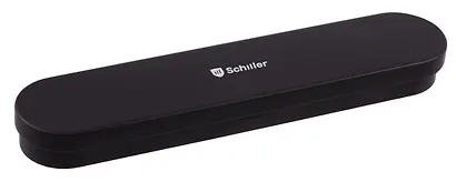 Ручка подарочная шариковая синяя "Obsidian", черный корпус, Schiller - фото 6