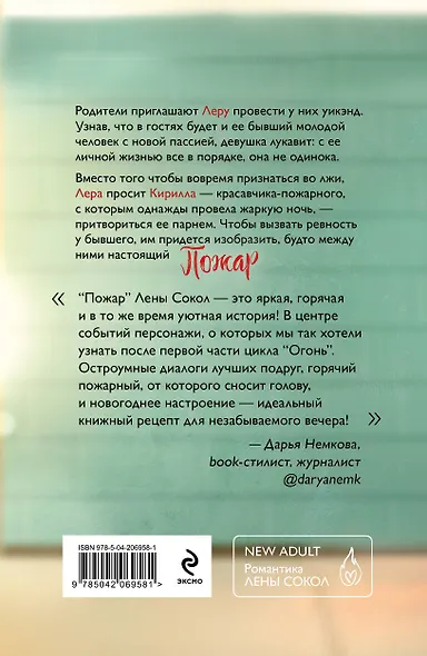 Комплект из 2-х книг Лены Сокол: Огонь + Пожар - фото 6