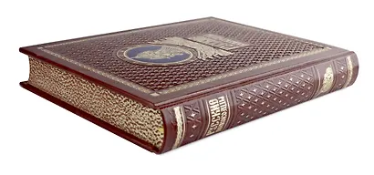 Русские полководцы. Книга в подарочном кожаном переплете ручной работы с окрашенным и золочёным обрезом - фото 4