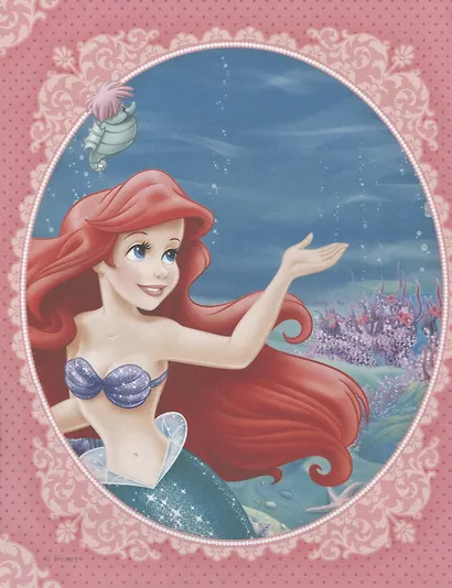 Disney. Принцесса. Наклейки и раскраски (розовая) - фото 2