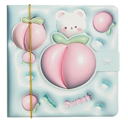 Записная книжка А7 96л "Berry animal 3D" мел.картон, ассорти - фото 9