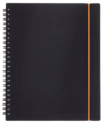 Тетрадь 80 листов, клетка, "Favorite Black. No 1" спираль - фото 1