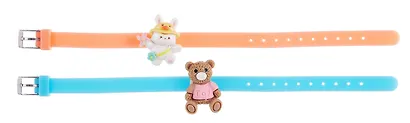 Набор парных браслетов Мишка и Кролик (силикон) (12-04407-B80) (Lafilaf) - фото 8