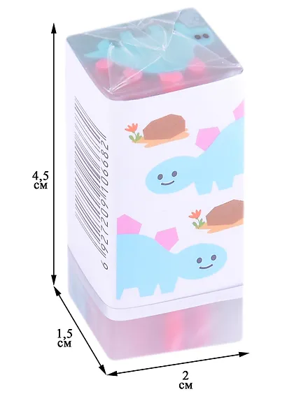 Ластик "Дино", ассорти - фото 2