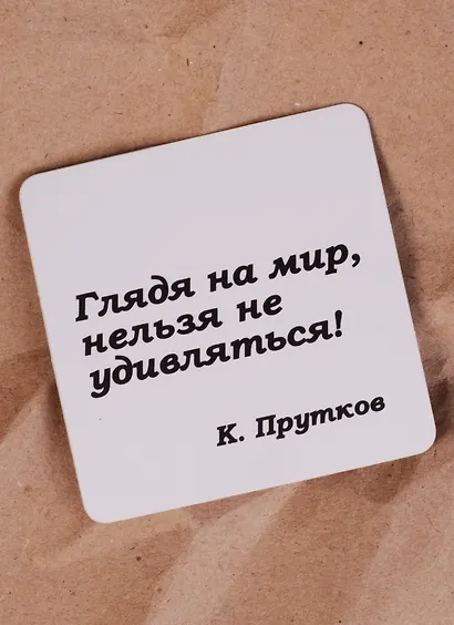 Сувенир, Магнит Глядя на мир нельзя не удивляться (Nota Bene) (NB2012-025) - фото 2