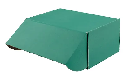 Коробка самосборная 22*18*10см зеленая, гофрокартон - фото 3
