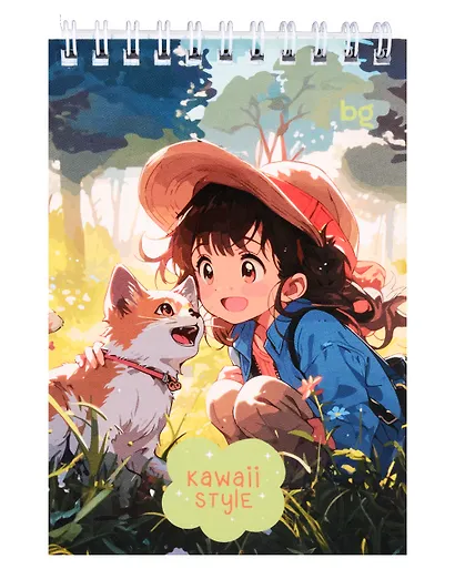 Блокнот А6 40л "Аниме" спираль - фото 2