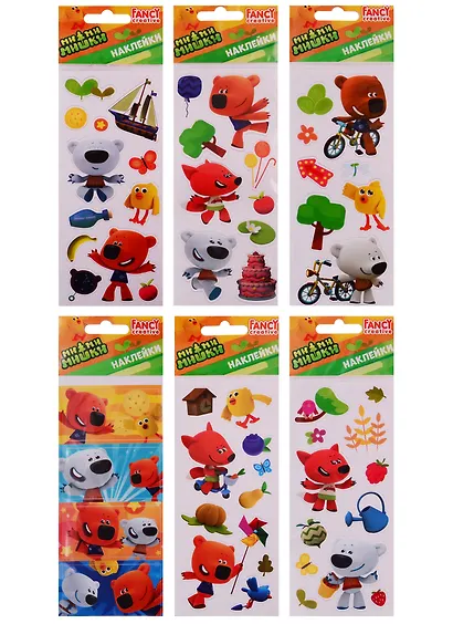 Наклейки ACTION Ми-ми-мишки 7*16см в ассортименте FD060039 - фото 2