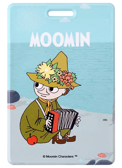 Чехол для карточек вертикальный MOOMIN Снусмумрик с гармошкой - фото 1