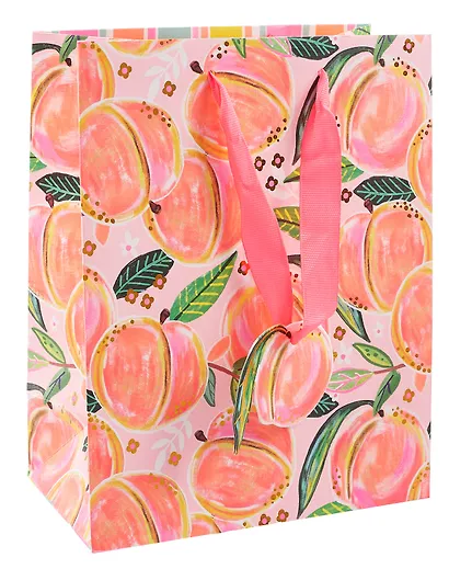 Пакет А5 23*18*10 "Персики" жен., бум.мат.ламинат - фото 1
