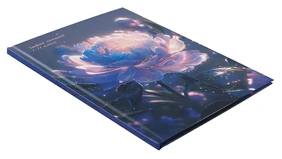 Дневник шк. "ВОЛШЕБНЫЙ ЦВЕТОК-1" 7БЦ, мат.ламинация, выб.лак, глиттер, резинка - фото 2