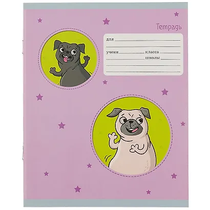 Тетрадь в линейку Unnika, "Лучшие друзья", 12 листов, в ассортименте - фото 3