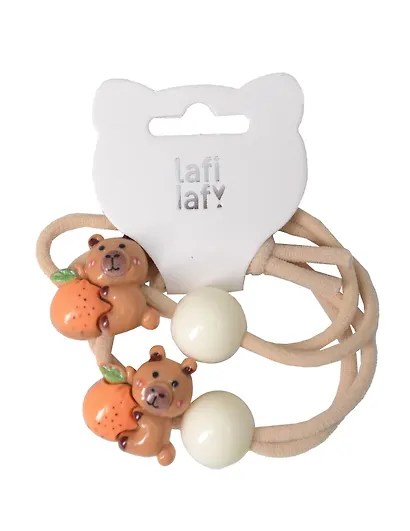 Набор резиночек «Капибары с мандарином», 2 штуки, пластик, Lafilaf - фото 2