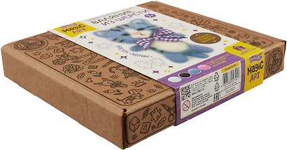 Набор для творчества. Валяние из шерсти, брелок "Котик" - фото 3