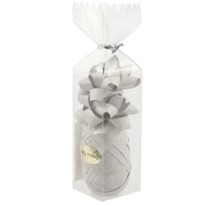 Набор для упаковки «Напыление серый», 2 банта, лента - фото 2