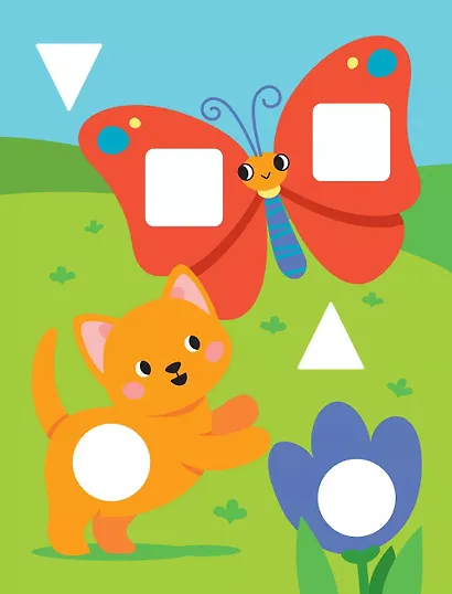 Зверятки 1+: книжка с наклейками - фото 3