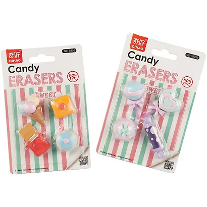 Набор ластиков «Candy», 5 штук - фото 3