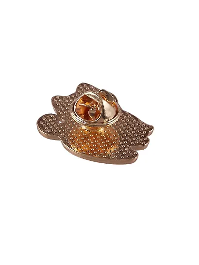 Набор металлических значков (3шт.) (Pin Joy Котик с хвостиком Значок Pin Joy Коты Инь-Ян Значок Pin Joy Клевер) (металл) - фото 7