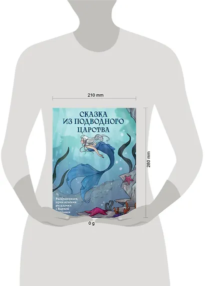 Сказка из подводного царства. Раскрашиваем приключения русалочки с Кармой Виртанен - фото 7