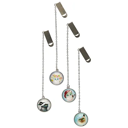 Закладка с подвеской «Кошка в шляпе» - фото 4